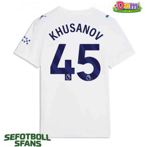 Manchester City Abdukodir Khusanov #45 Tredje Tröja Kvinnor 2026-27 Kortärmad